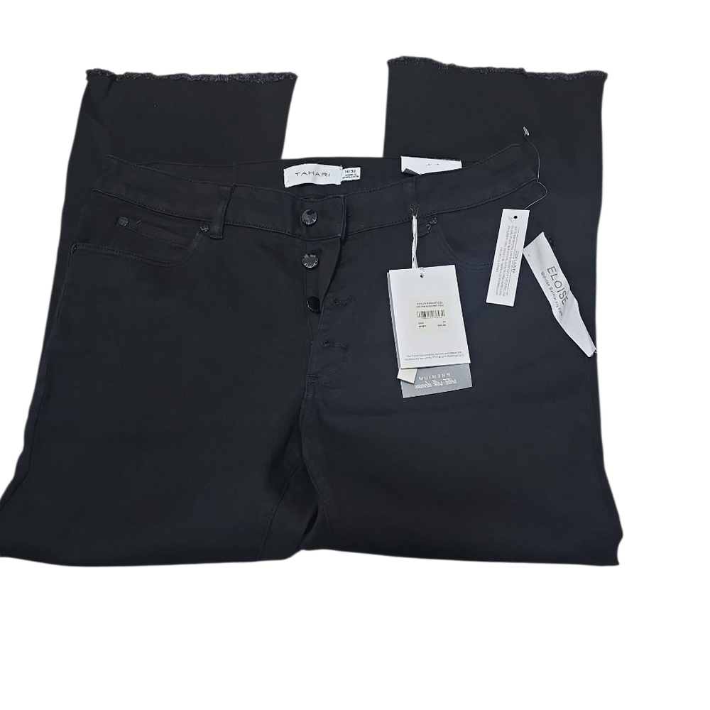 Tahari High Rise Black Women's Jeans